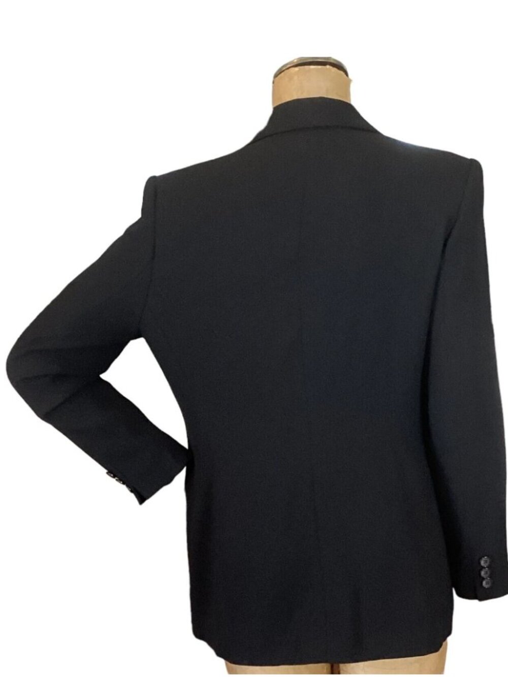 Nygard Collection Black Single Button Blazer Sz 8P #299B - Picture 7 of 11
